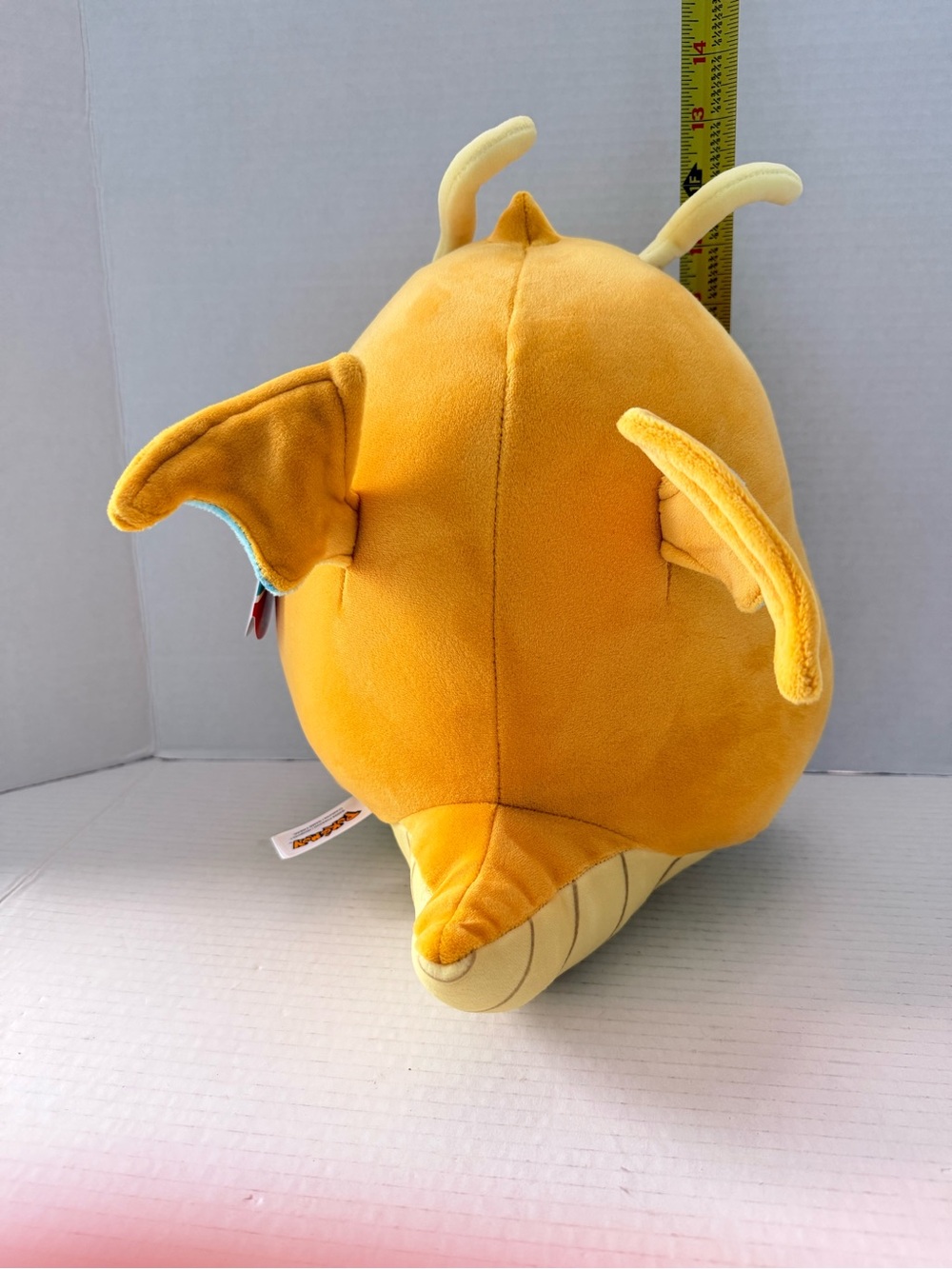 Squishmallows Yellow Dragonite Plush - Bright Yellow Pokémon Pillow - Picture 6 of 6